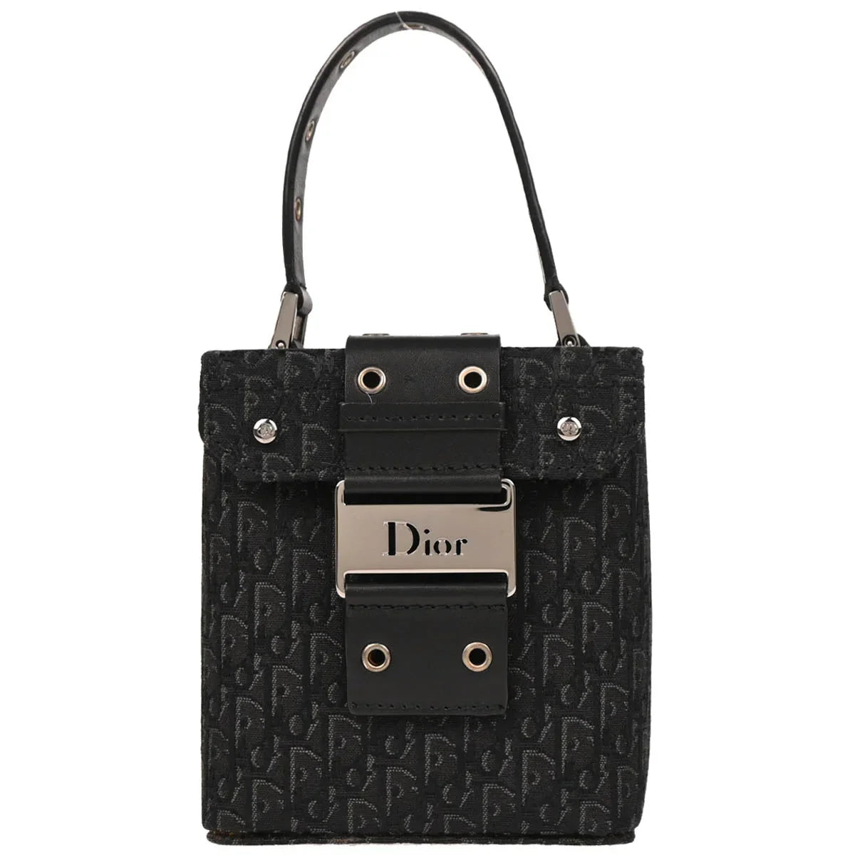 Christian Dior 2002 Black Street Chic Trotter Handbag