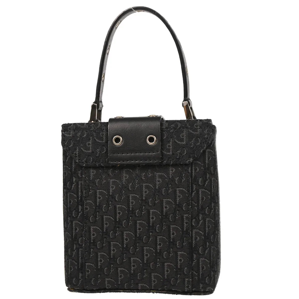 Christian Dior 2002 Black Street Chic Trotter Handbag
