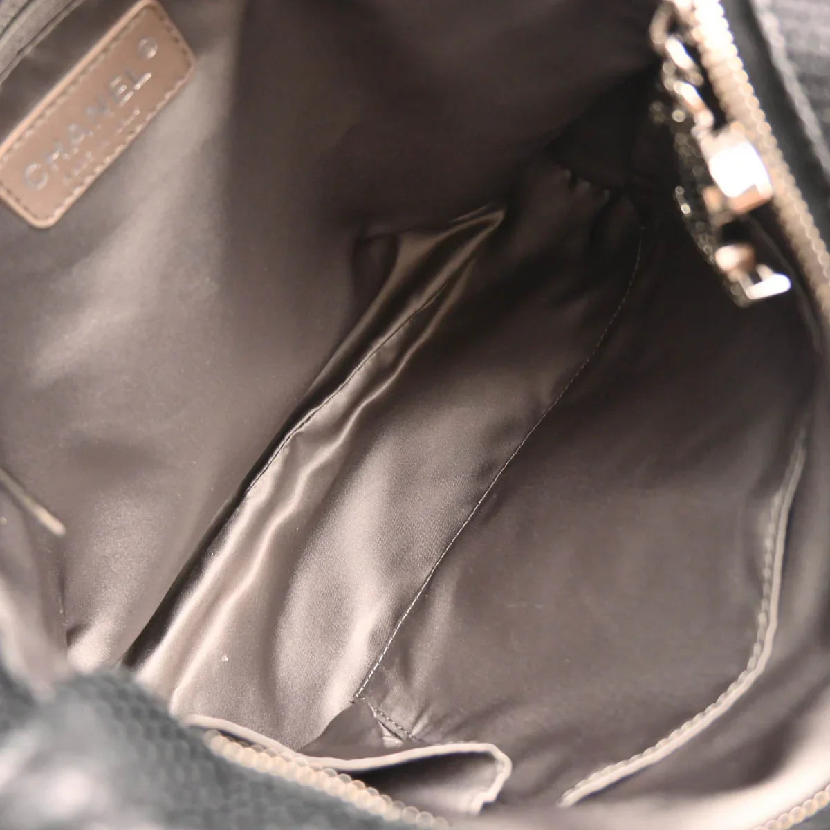 Chanel 2008-2009 Black Perforated Lambskin Handbag