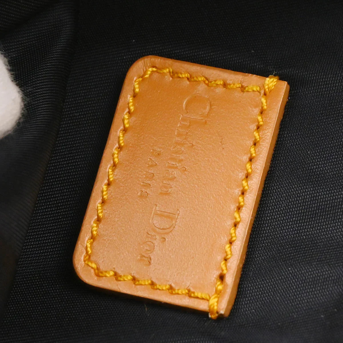 Christian Dior Navy Denim Saddle Handbag