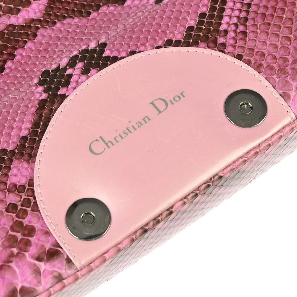 Christian Dior * 2000 Pink Python Malice Shoulder Bag