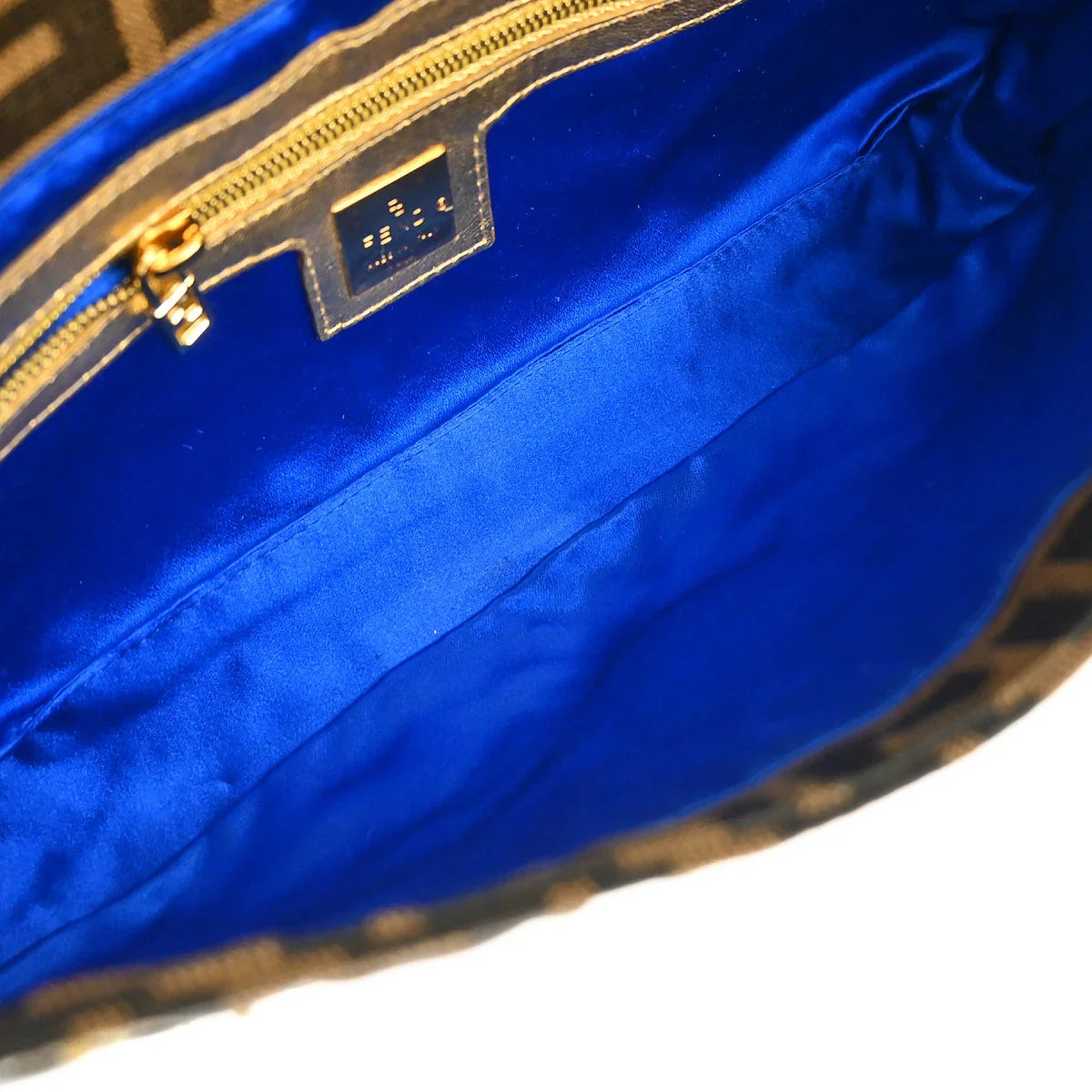 Fendi 2000 Brown Zucca Baguette Handbag