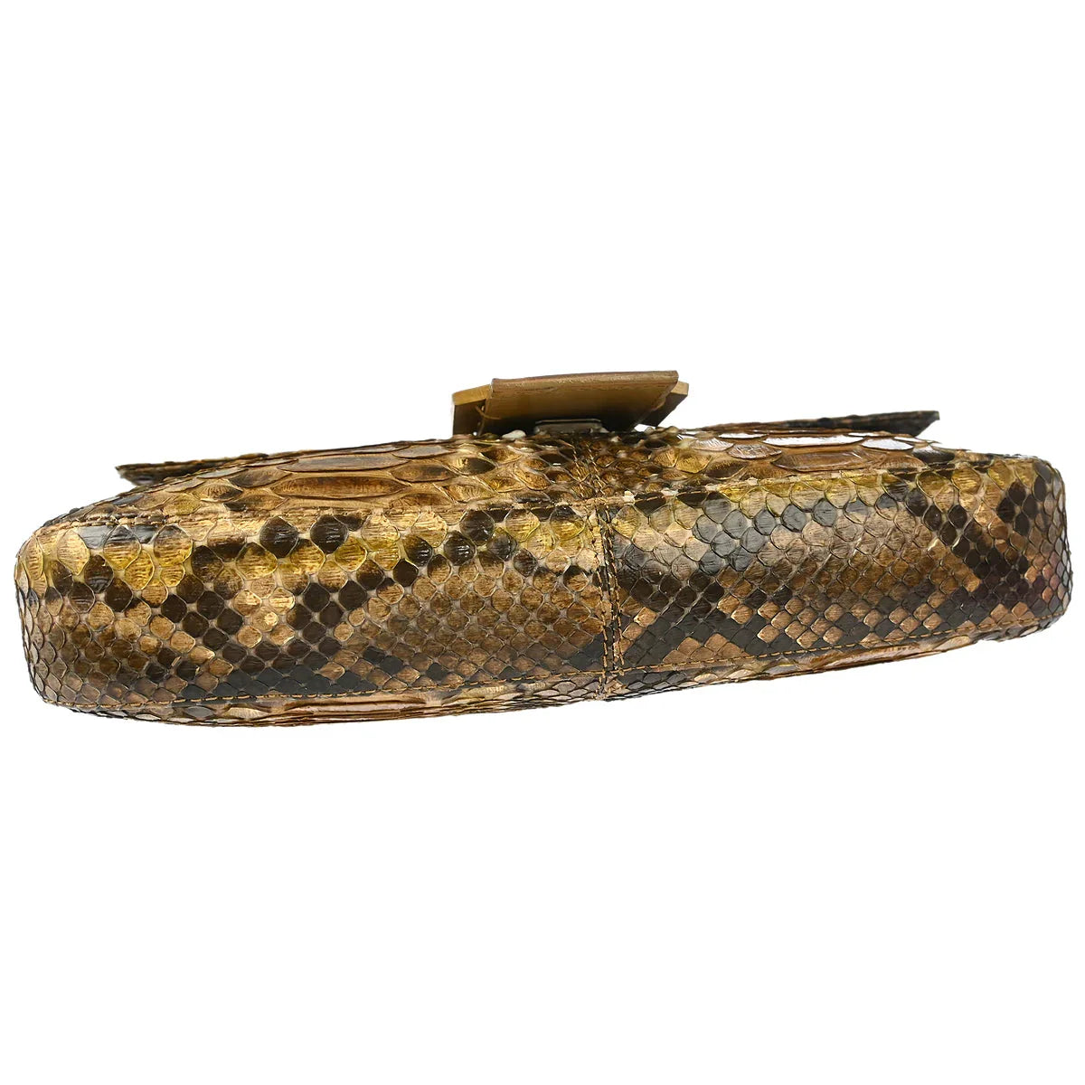 Fendi 1990-2000s * Python Baguette Handbag