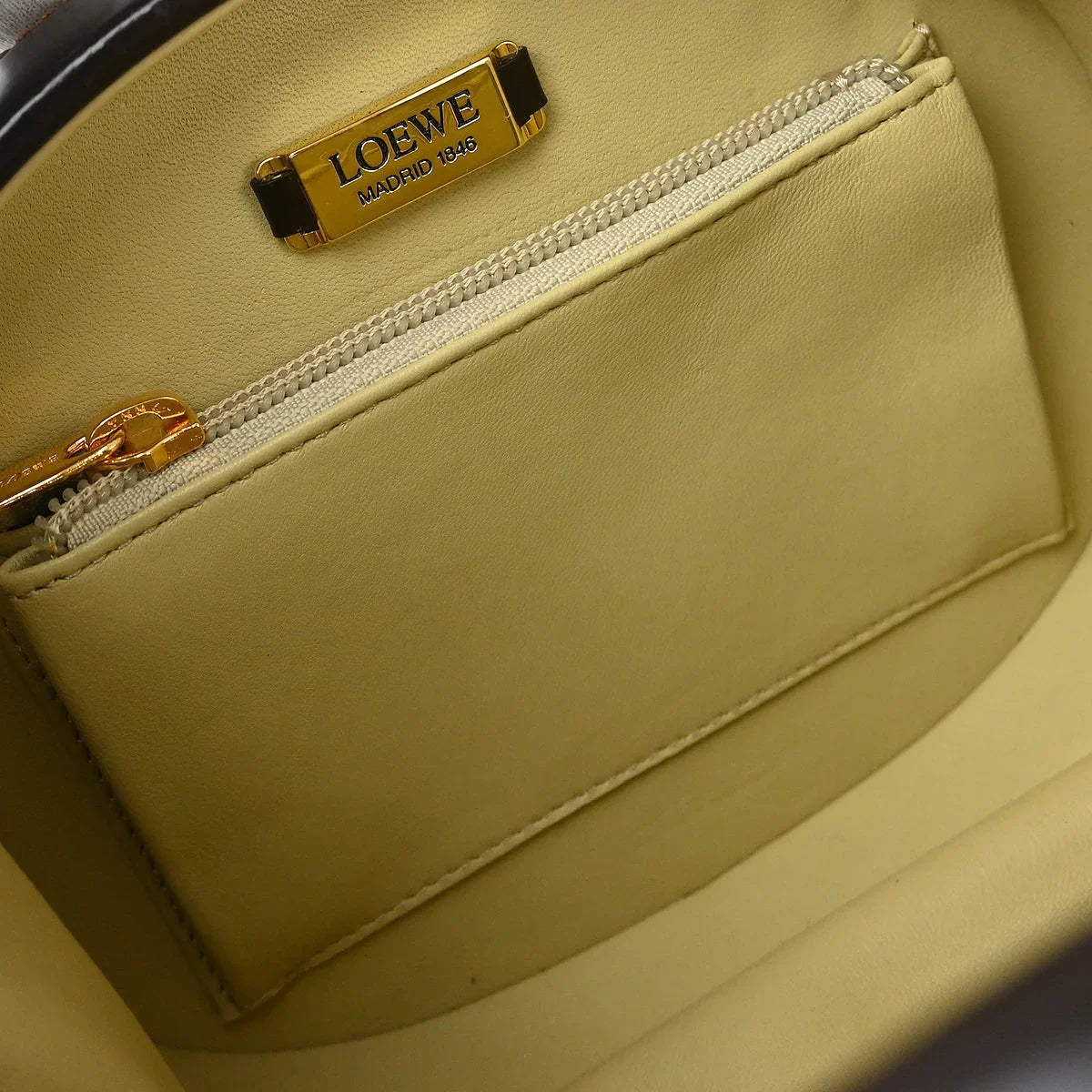Loewe Leopard Print Oval Handbag