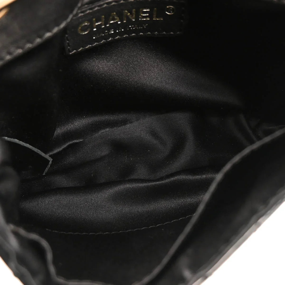 Chanel 2009-2010 Black Patent Leather Dentelle Twin Shoulder Bag