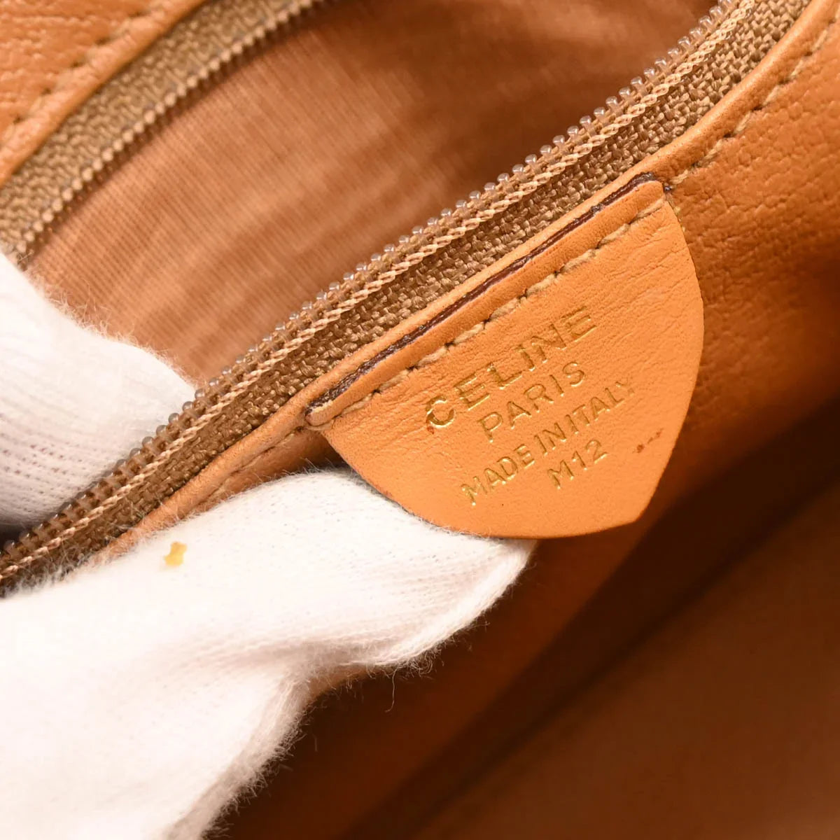 Celine Brown Macadam 2way Shoulder Handbag