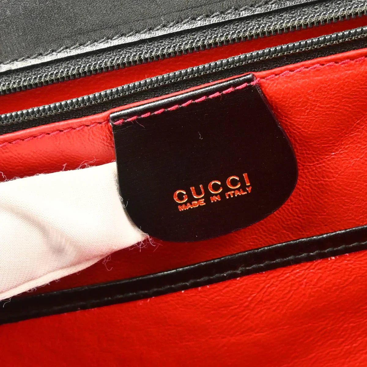 Gucci Black Bamboo 2way Shoulder Handbag