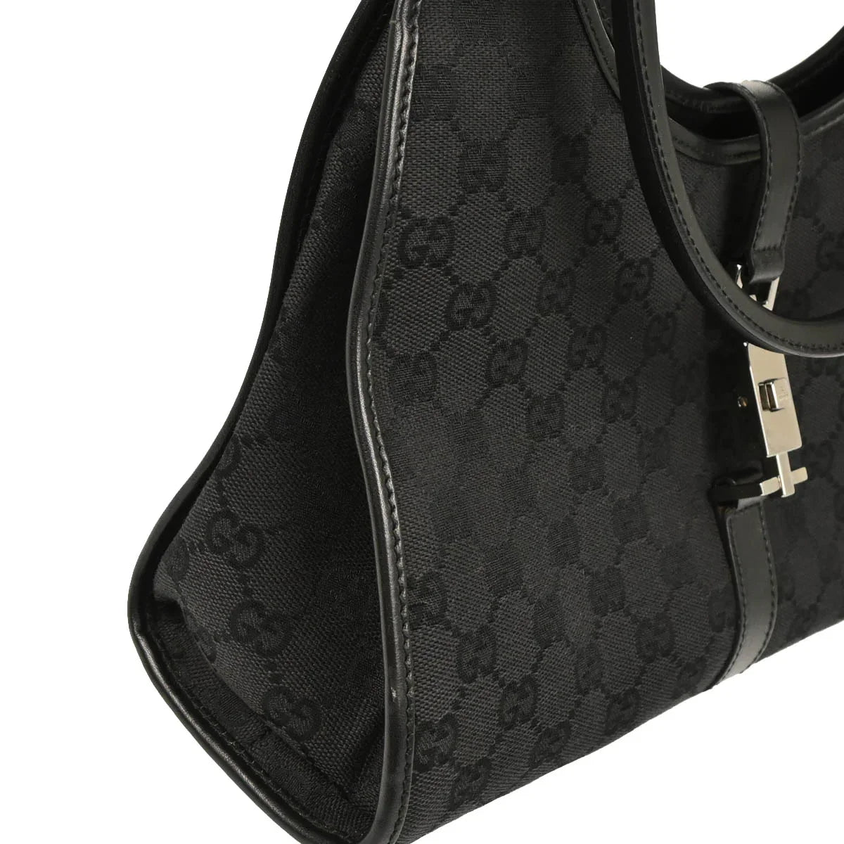 Gucci Black GG Jackie Handbag