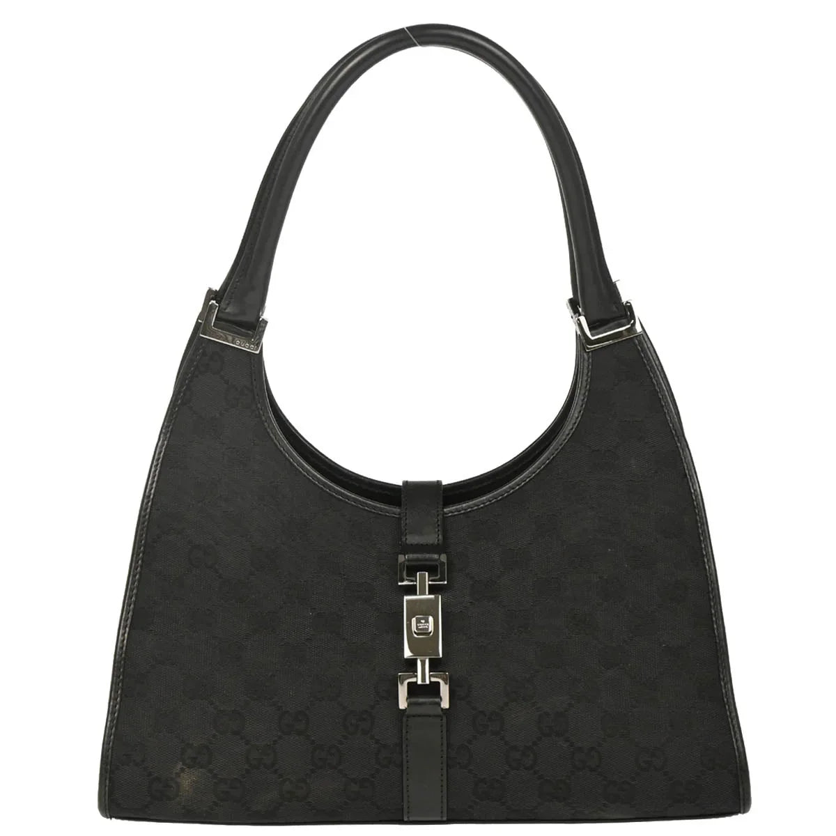 Gucci Black GG Jackie Handbag