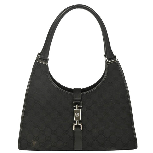 Gucci Black GG Jackie Handbag