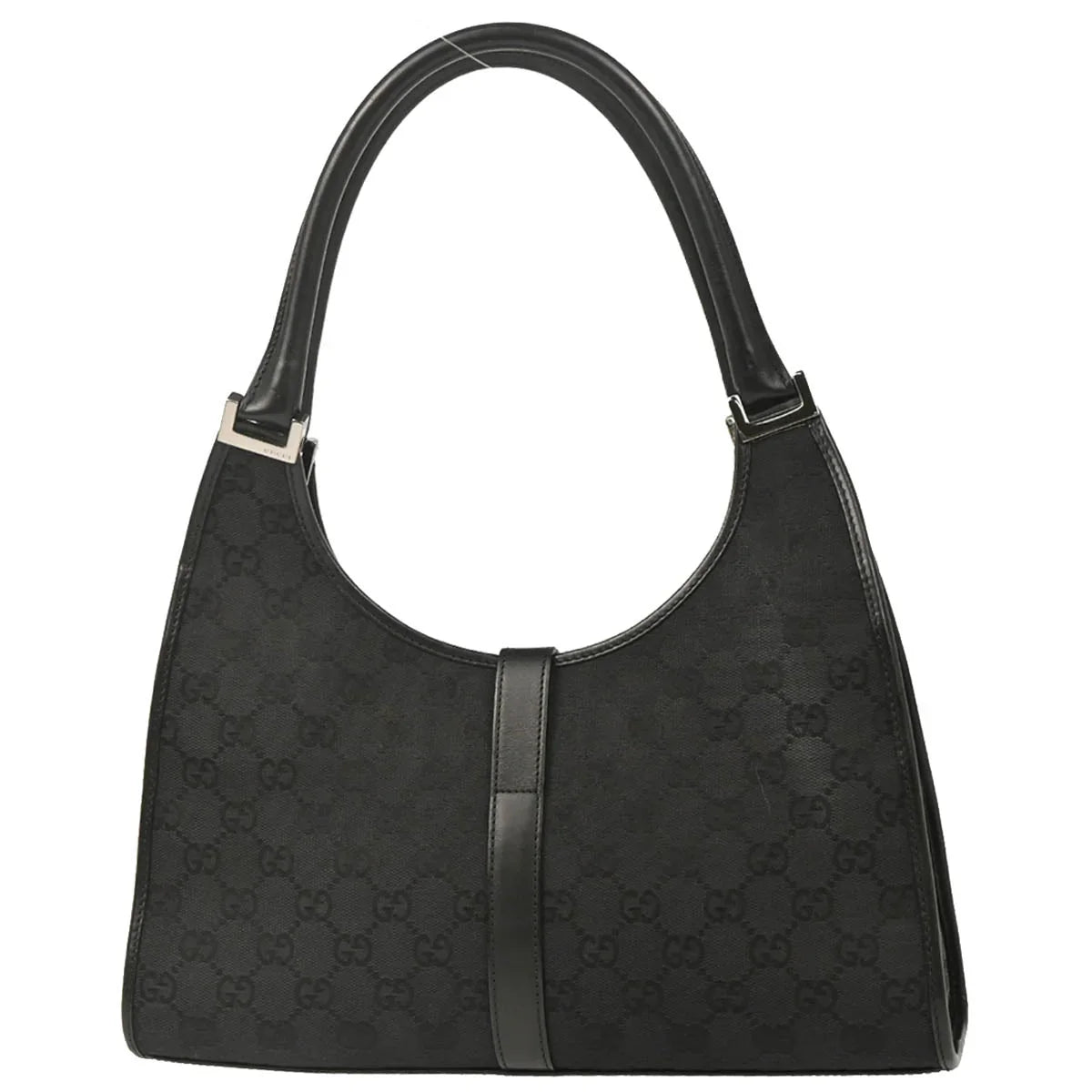 Gucci Black GG Jackie Handbag