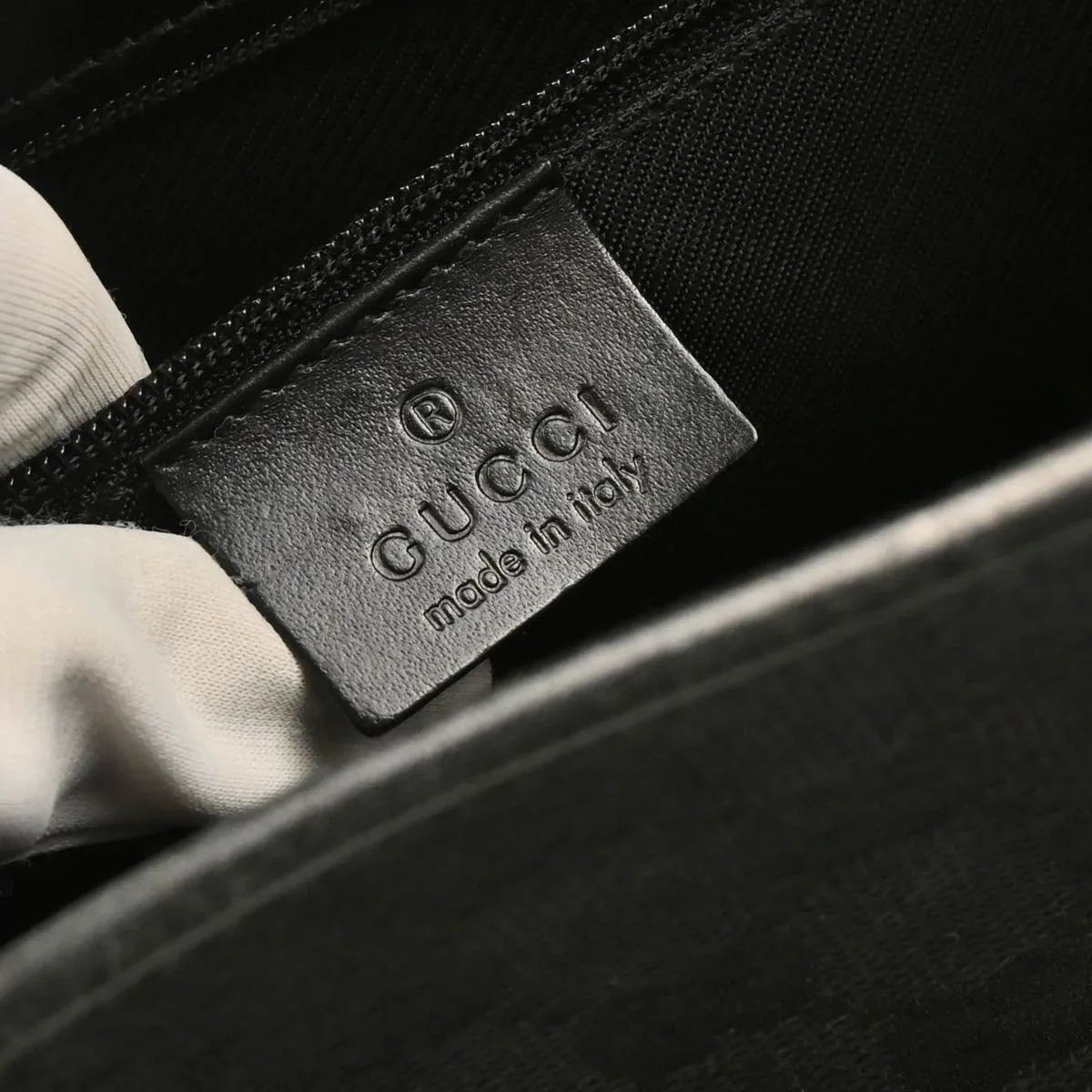 Gucci Black GG Jackie Handbag