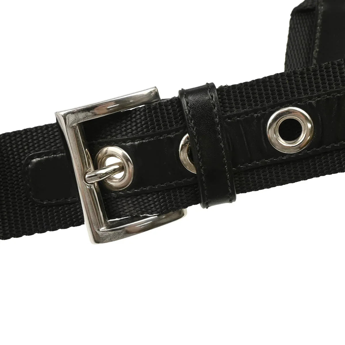 Prada Black Nylon Hobo Handbag