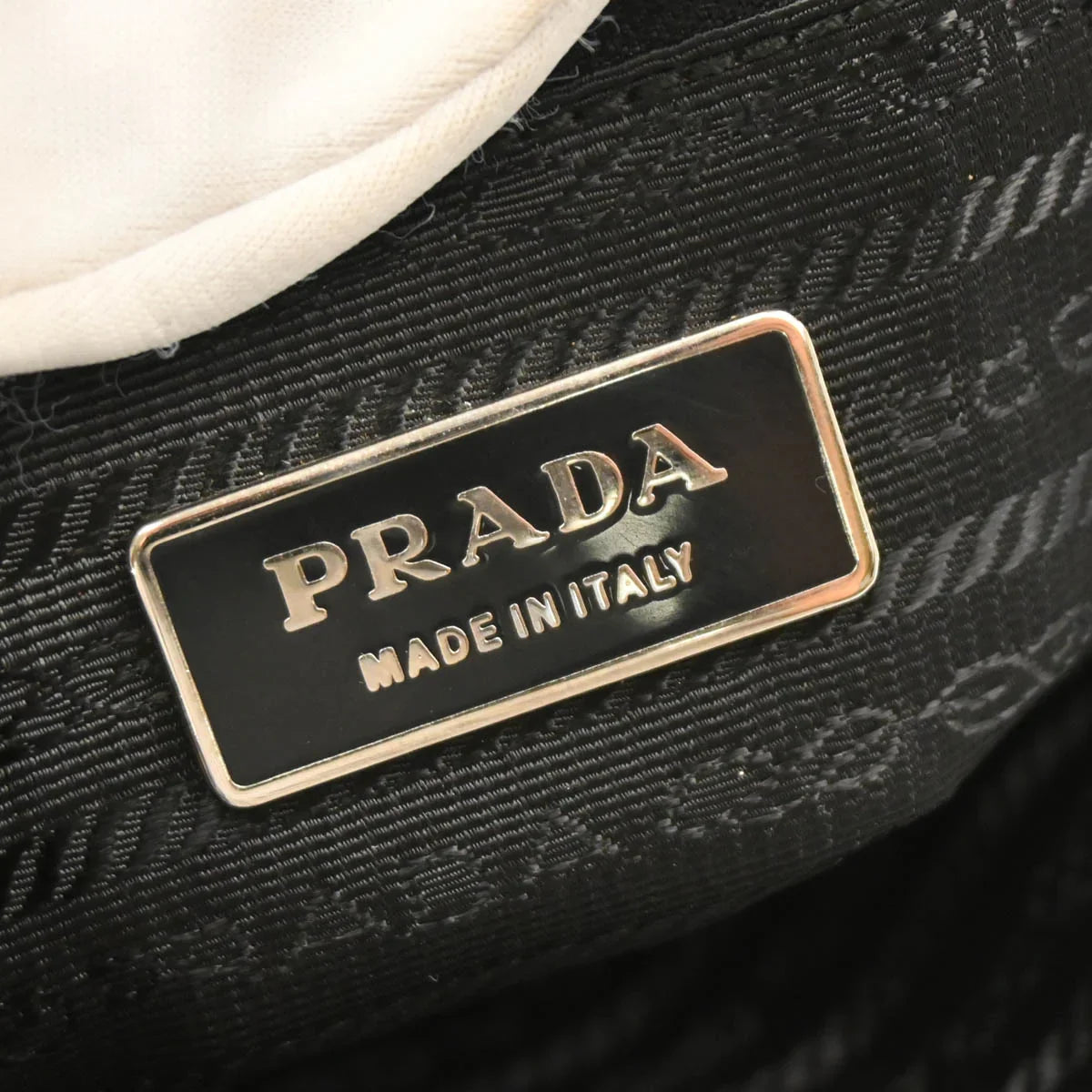 Prada Black Nylon Hobo Handbag