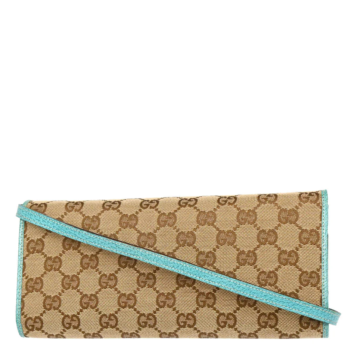 Gucci Brown Canvas Bamboo GG Shoulder Bag