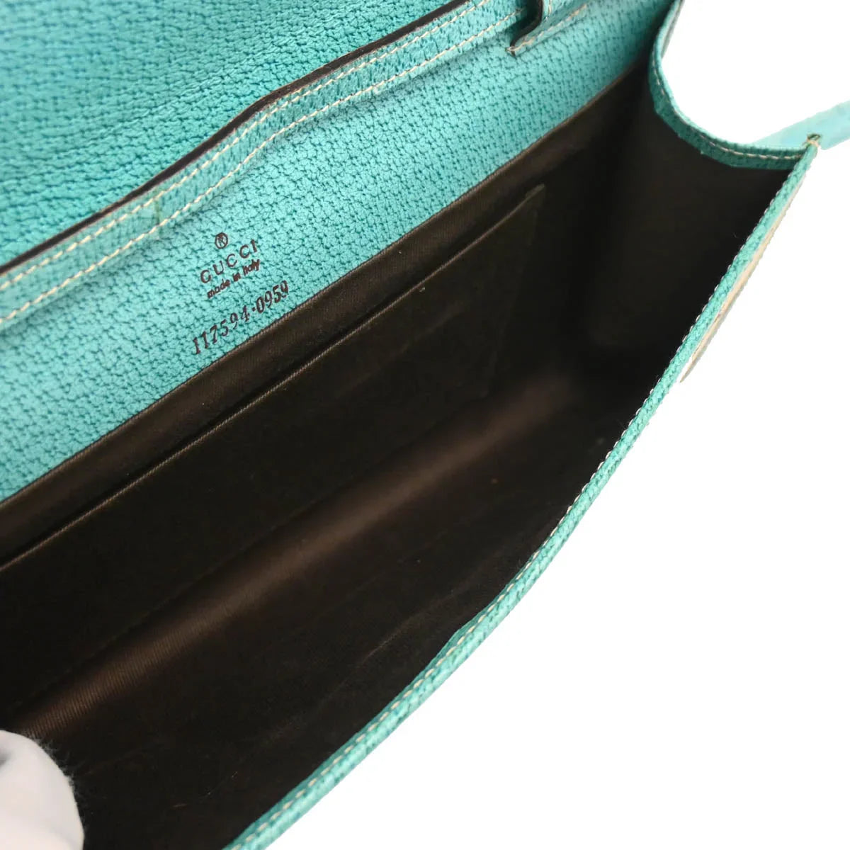 Gucci Brown Canvas Bamboo GG Shoulder Bag