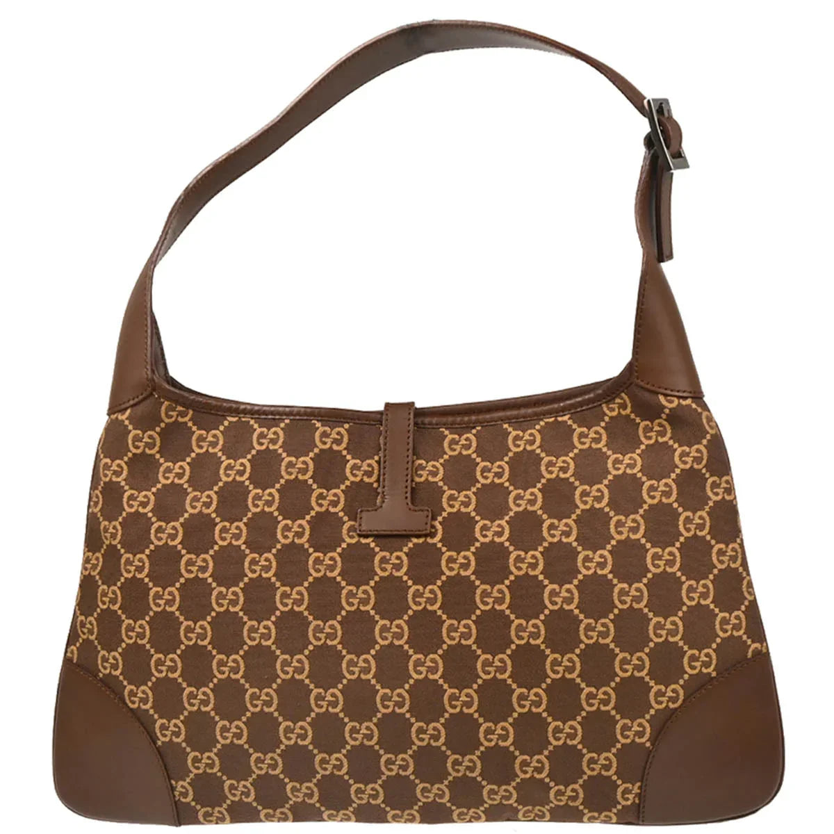 Gucci Brown GG Jackie Kandinsky Hobo Handbag
