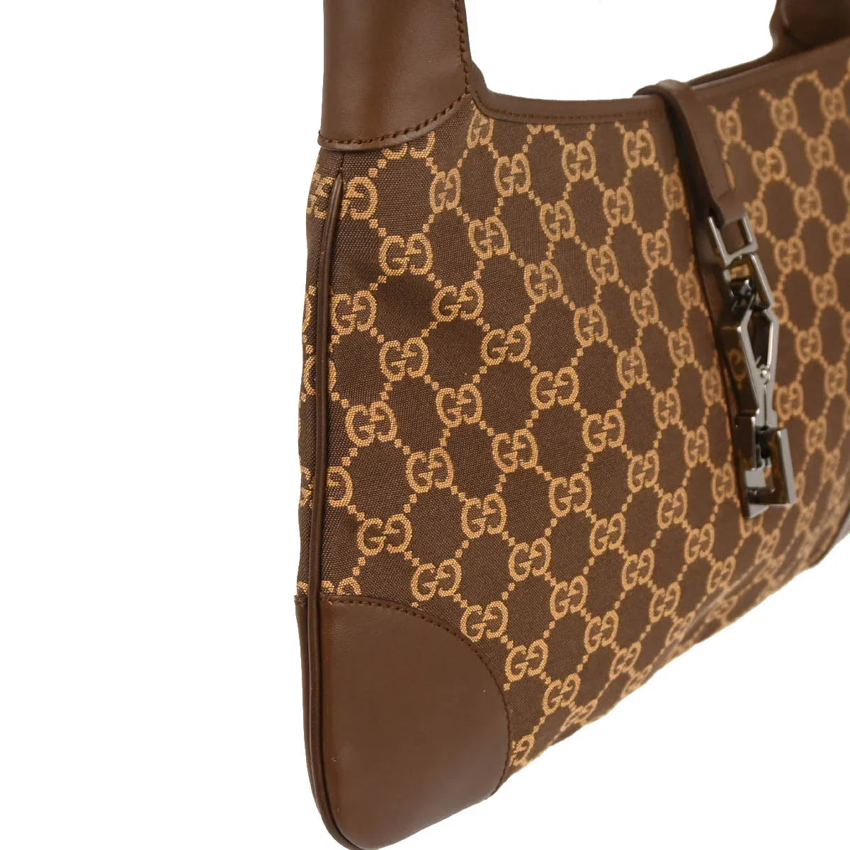 Gucci Brown GG Jackie Kandinsky Hobo Handbag