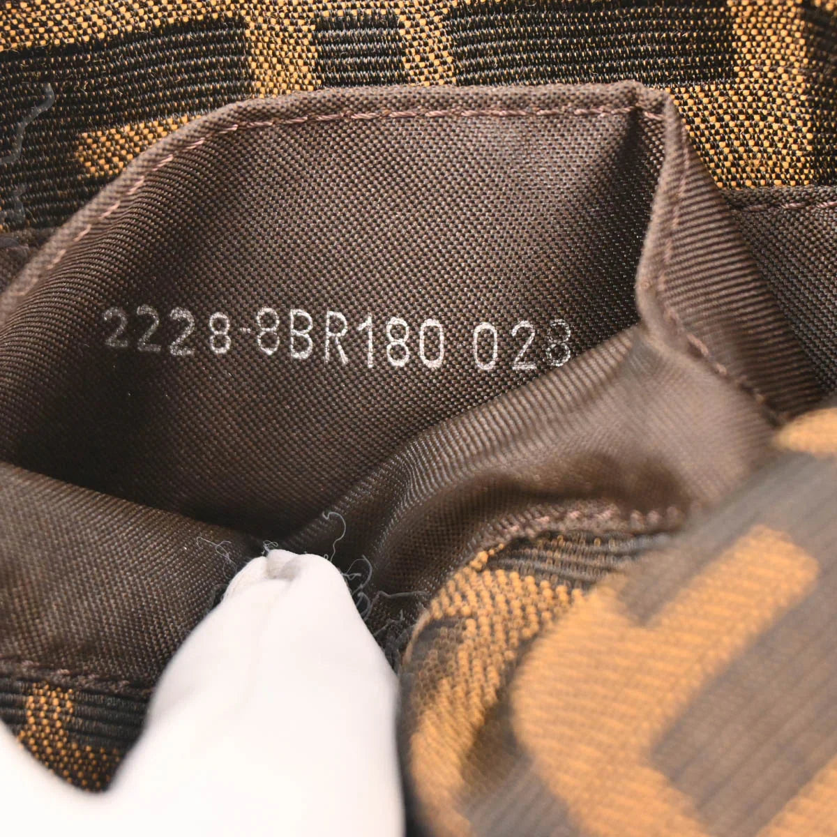 Fendi 2002 Brown Zucca Handbag