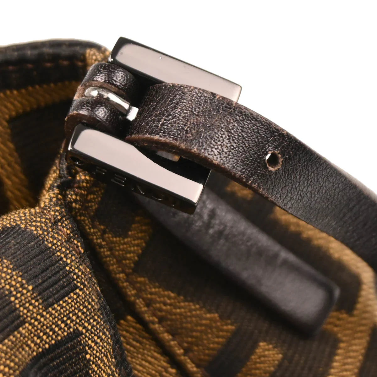 Fendi 2002 Brown Zucca Handbag