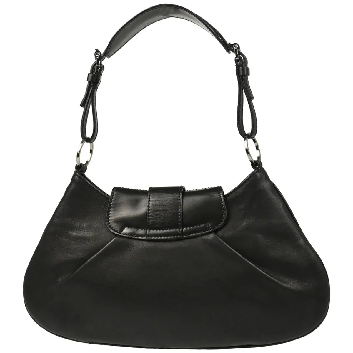 Christian Dior Black Leather Street Chic Handbag