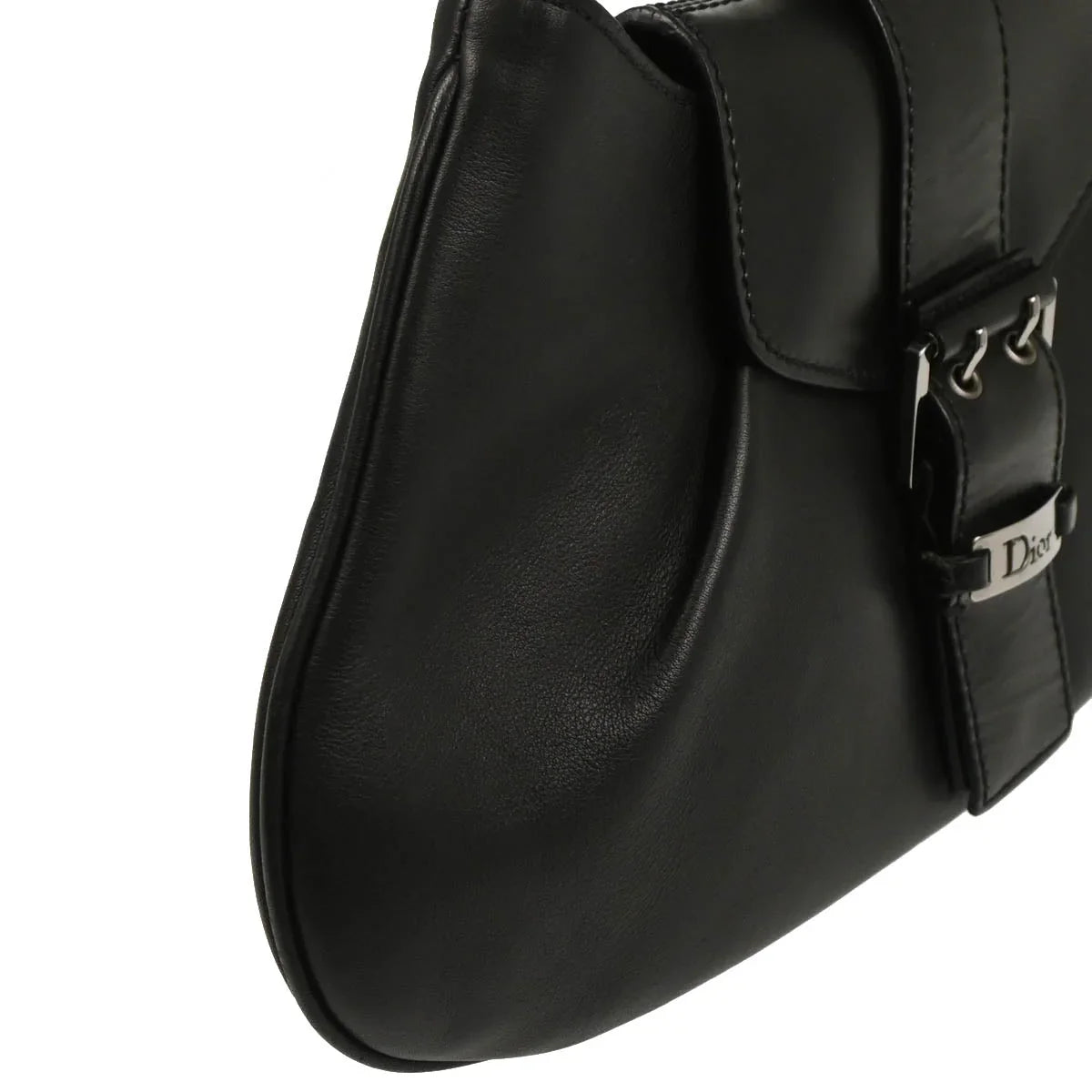 Christian Dior Black Leather Street Chic Handbag