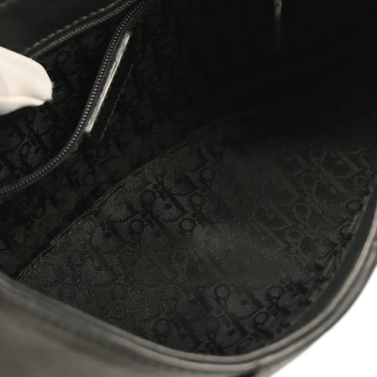 Christian Dior Black Leather Street Chic Handbag