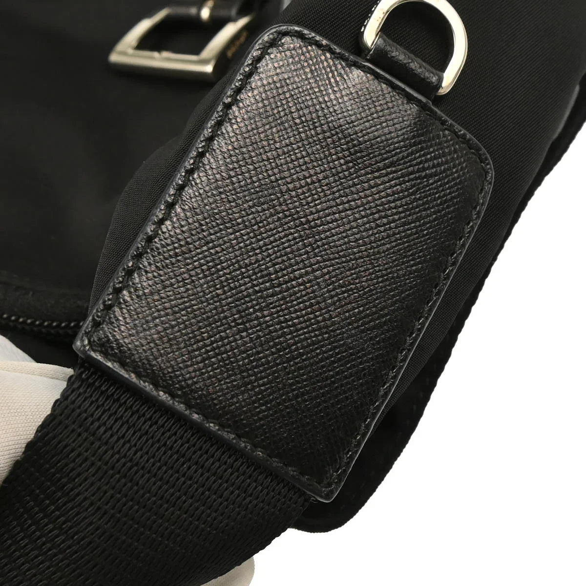 Prada Black Nylon Shoulder Bag