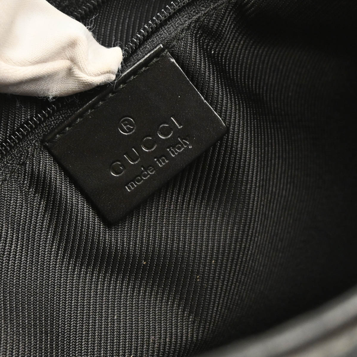 Gucci Black GG Jackie Hobo Handbag