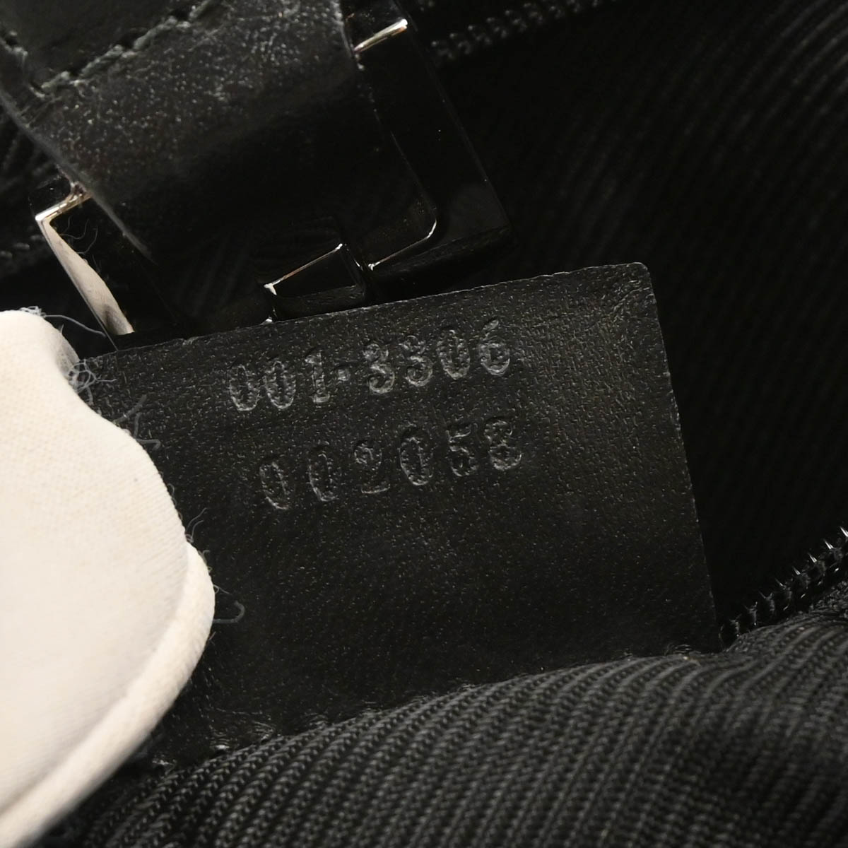 Gucci Black GG Jackie Hobo Handbag
