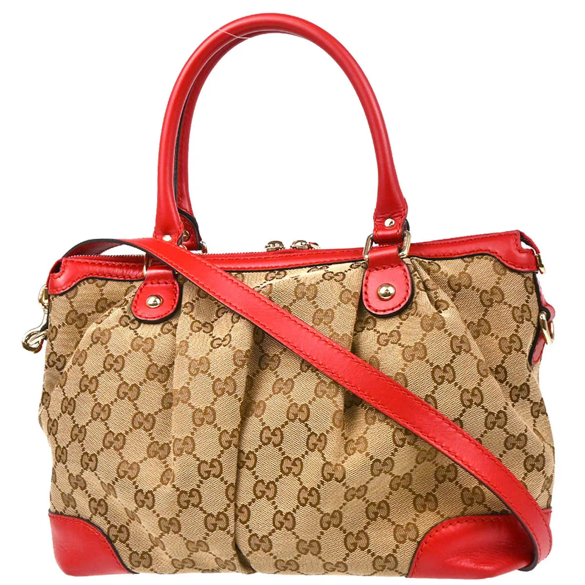 Gucci Beige GG Sukey 2way Shoulder Handbag