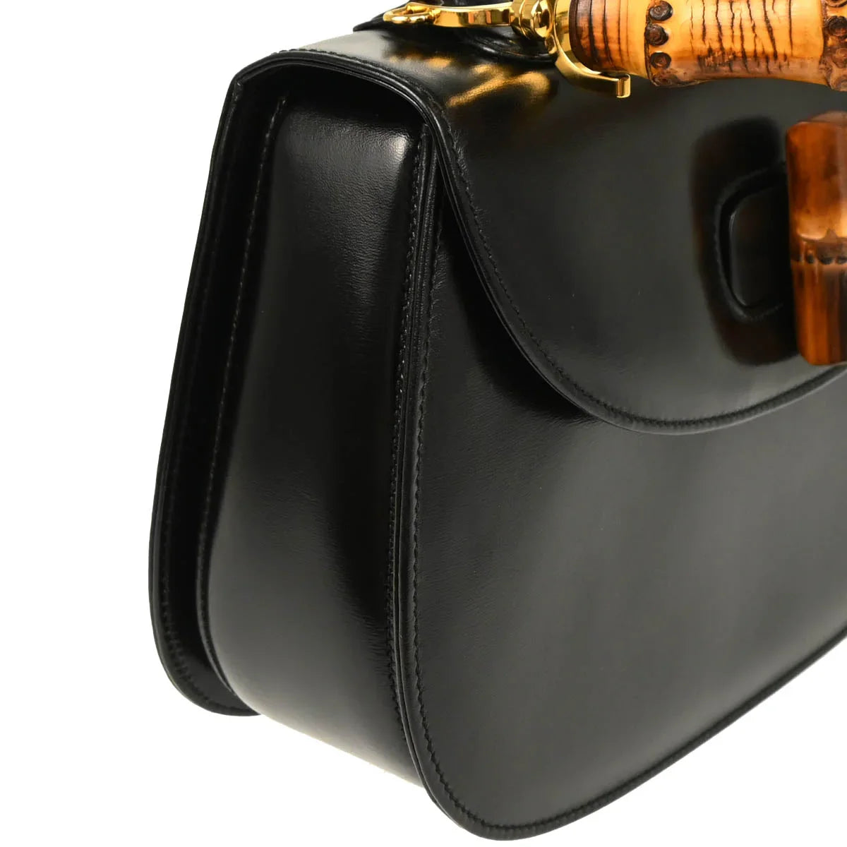 Gucci 1970-1990s Bamboo 2way Shoulder Handbag