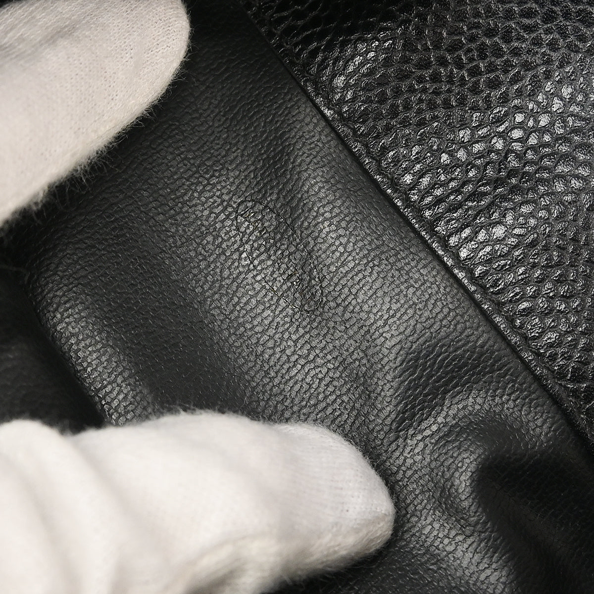 Chanel Black Caviar Triple CC Drawstring Shoulder Bag