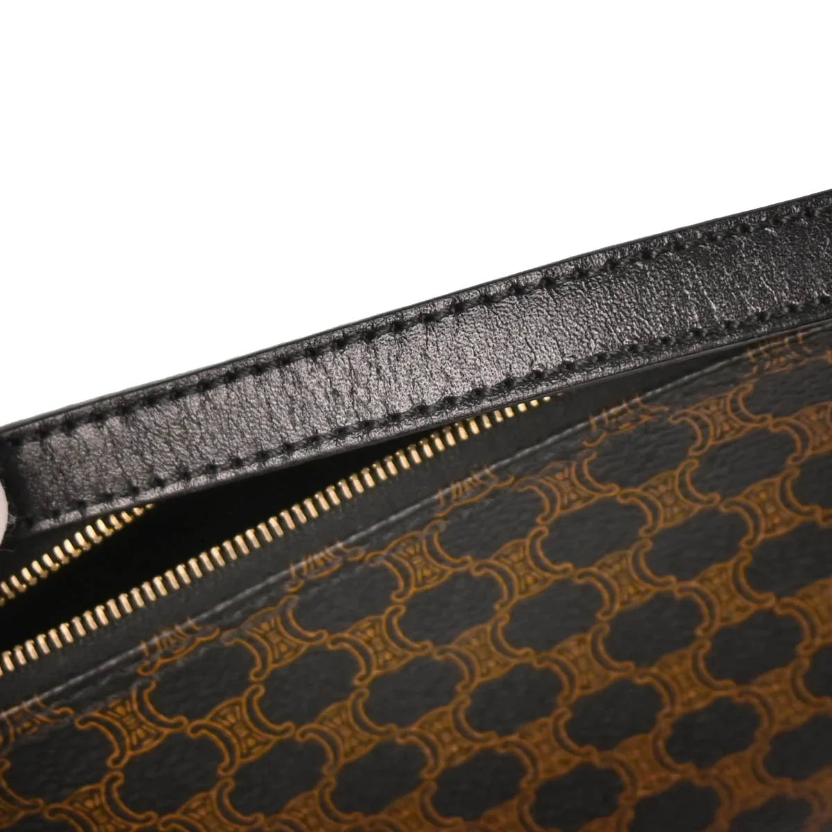 Celine Black Macadam Handbag