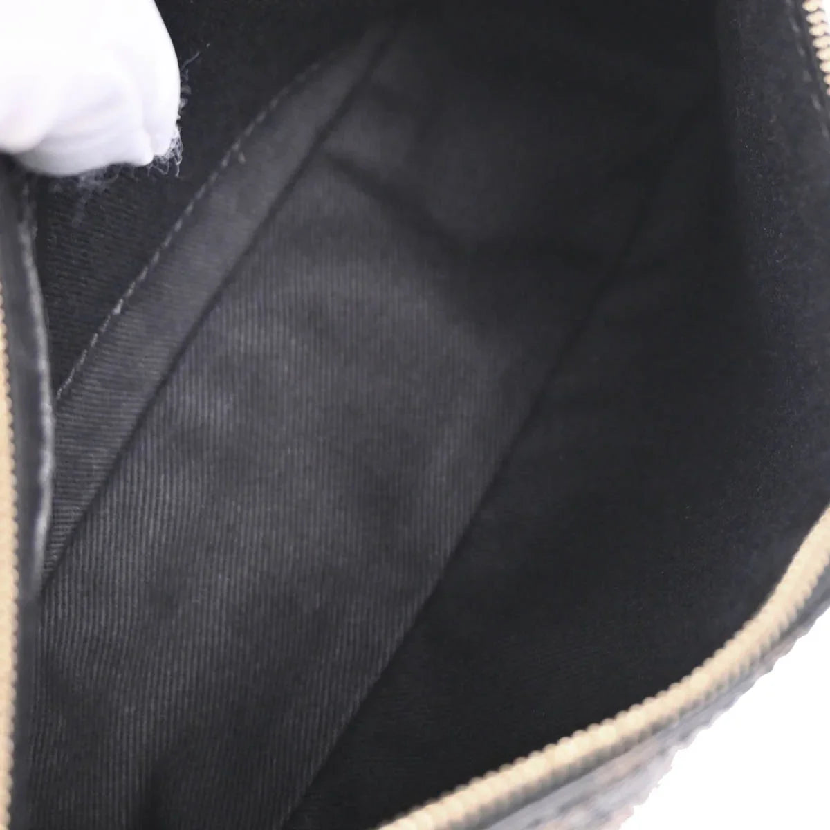 Celine Black Macadam Handbag