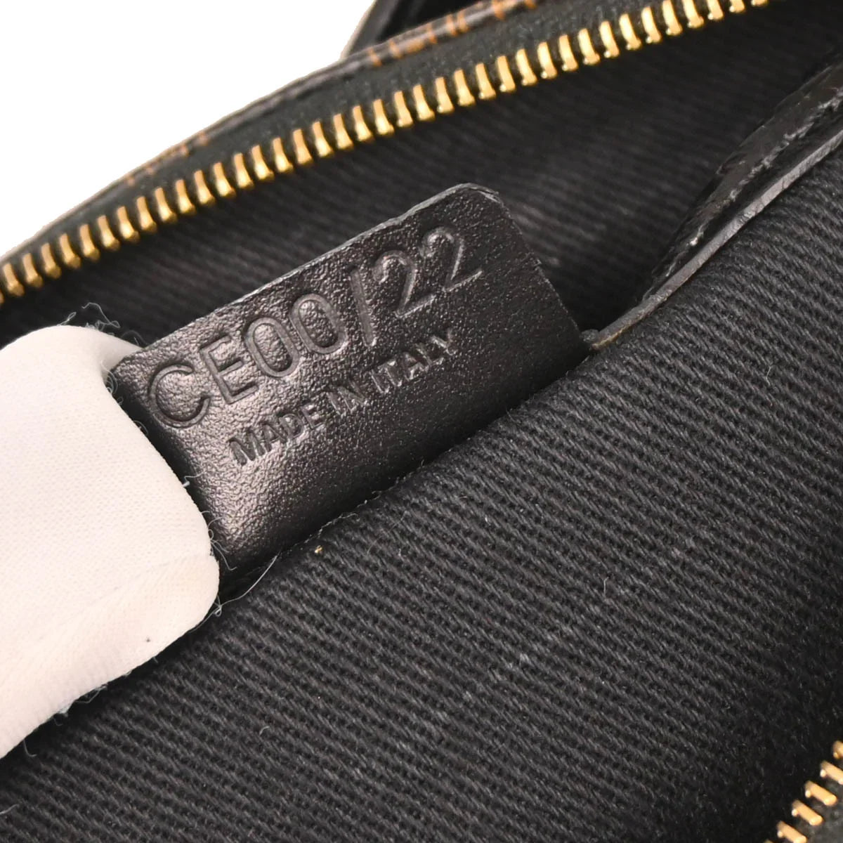 Celine Black Macadam Handbag