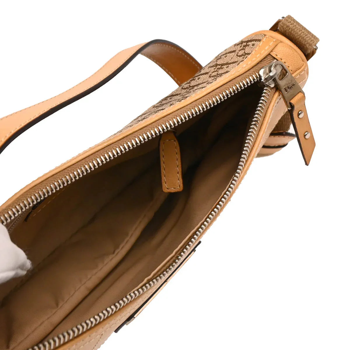 Christian Dior 2003 Beige Trotter Handbag