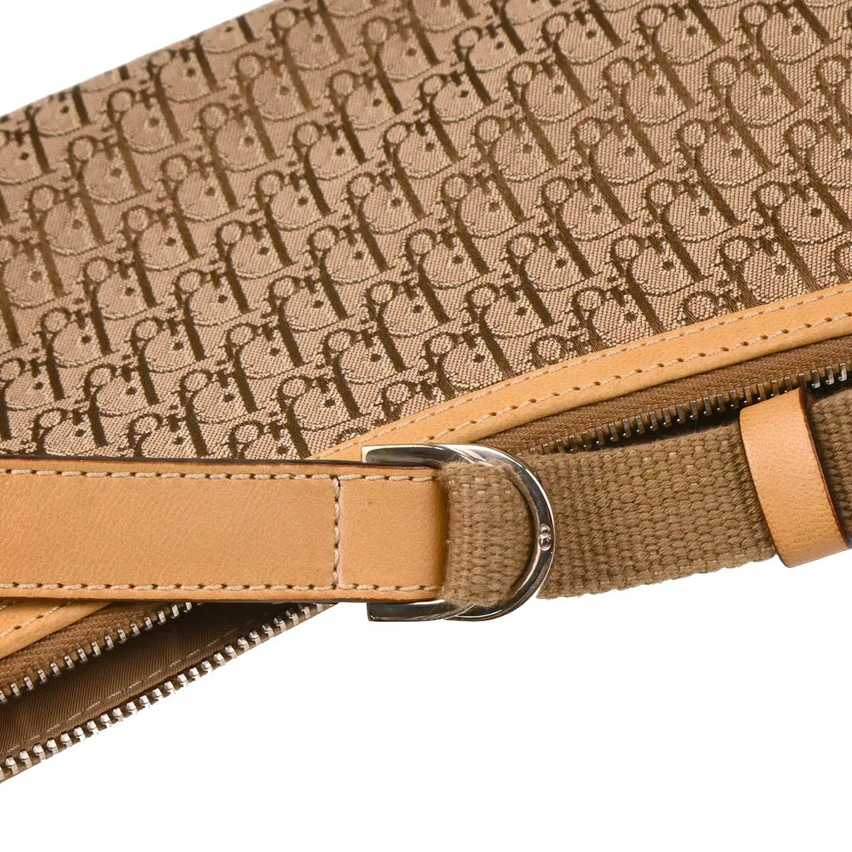 Christian Dior 2003 Beige Trotter Handbag