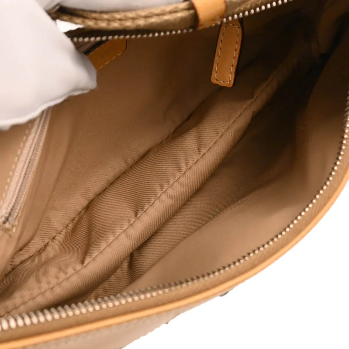 Christian Dior 2003 Beige Trotter Handbag