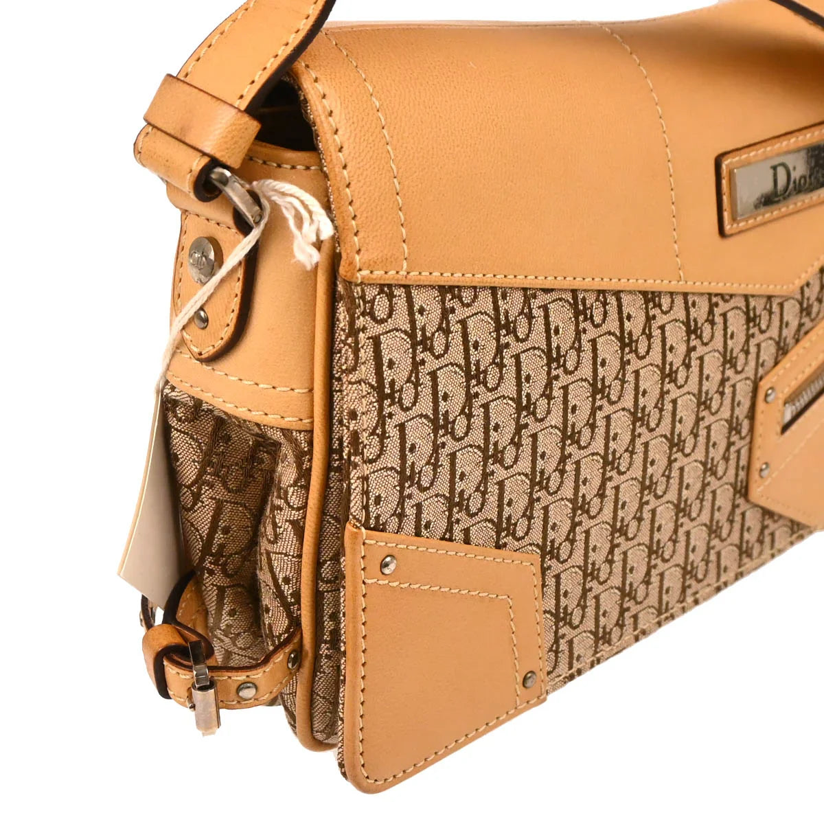 Christian Dior 2003 Beige Trotter Handbag