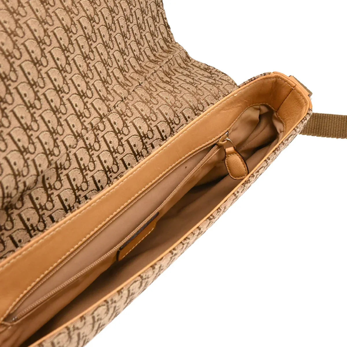 Christian Dior 2003 Beige Trotter Handbag