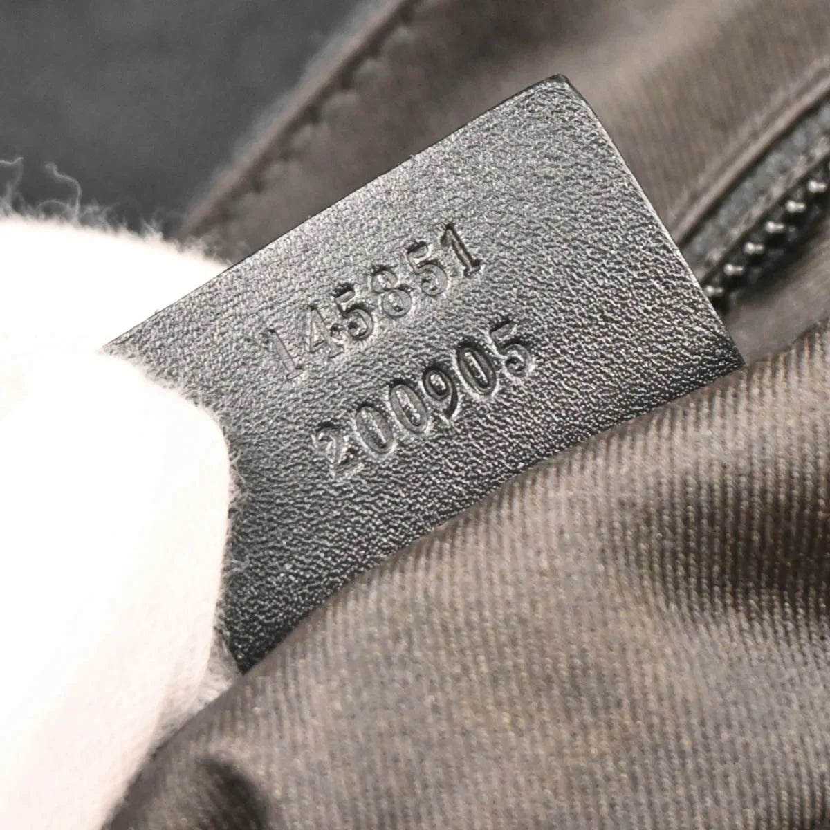 Gucci Black Canvas GG Waist Bum Bag