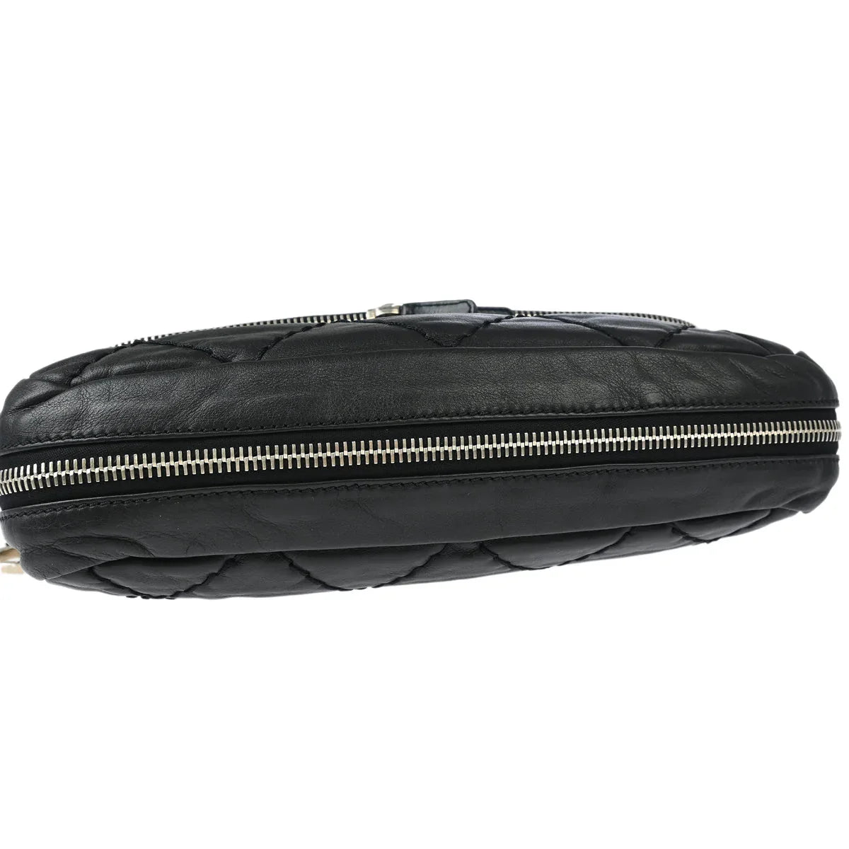 Chanel 2006-2008 Black Calfskin Expandable Flap Handbag
