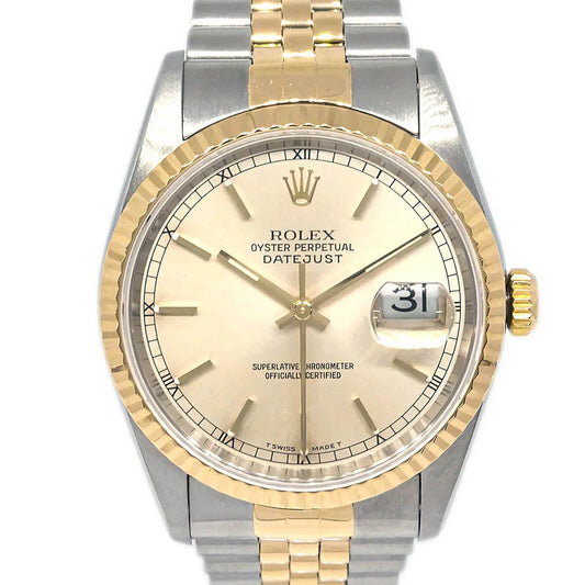 Rolex Oyster Perpetual Datejust Ref.16233 36mm Self-winding Watch 18KYG
