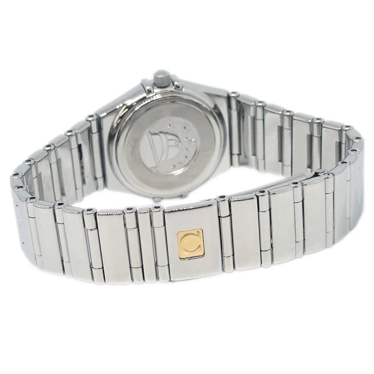 Omega Constellation Quartz Watch SS Diamond Shell