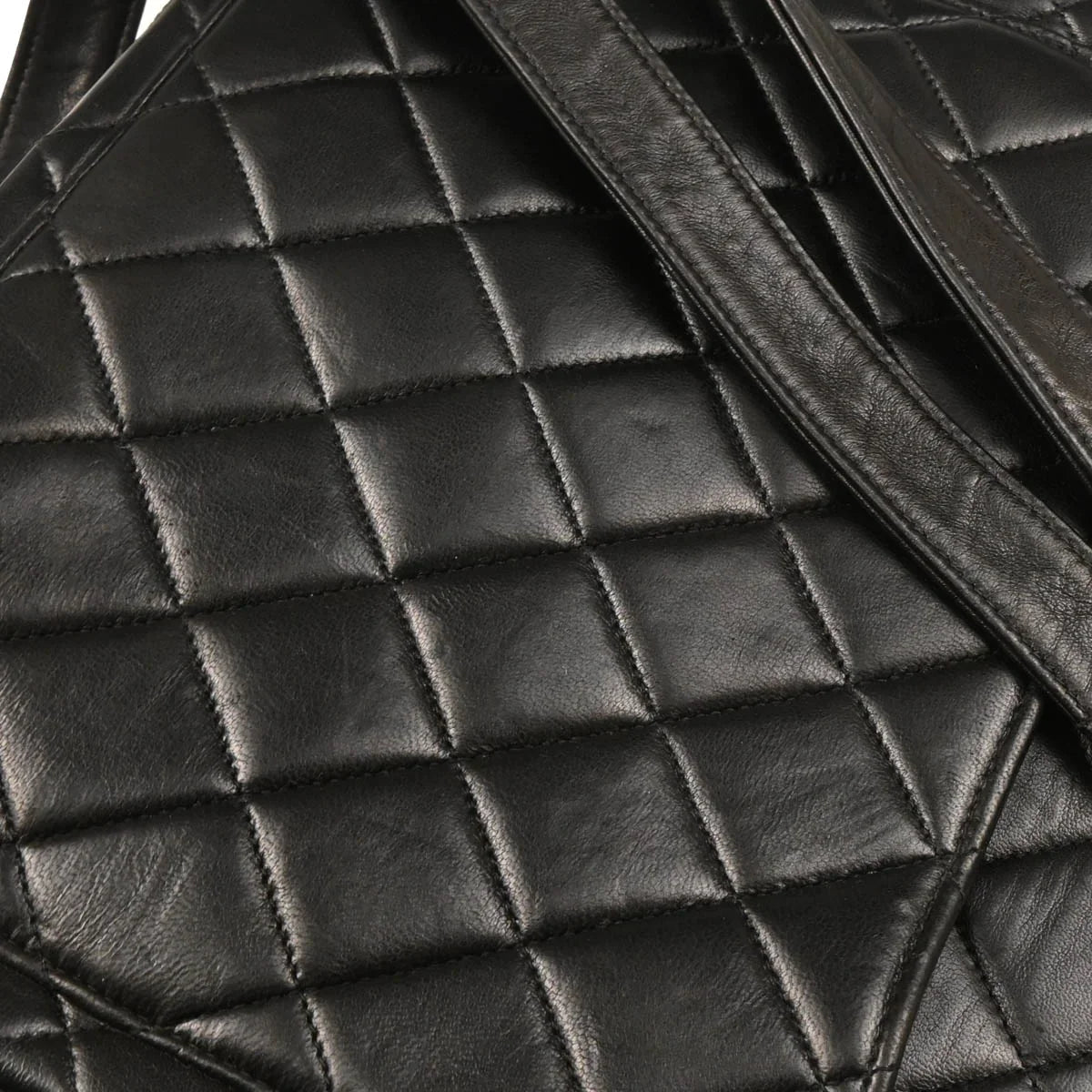 Chanel 1994-1996 Black Lambskin Backpack