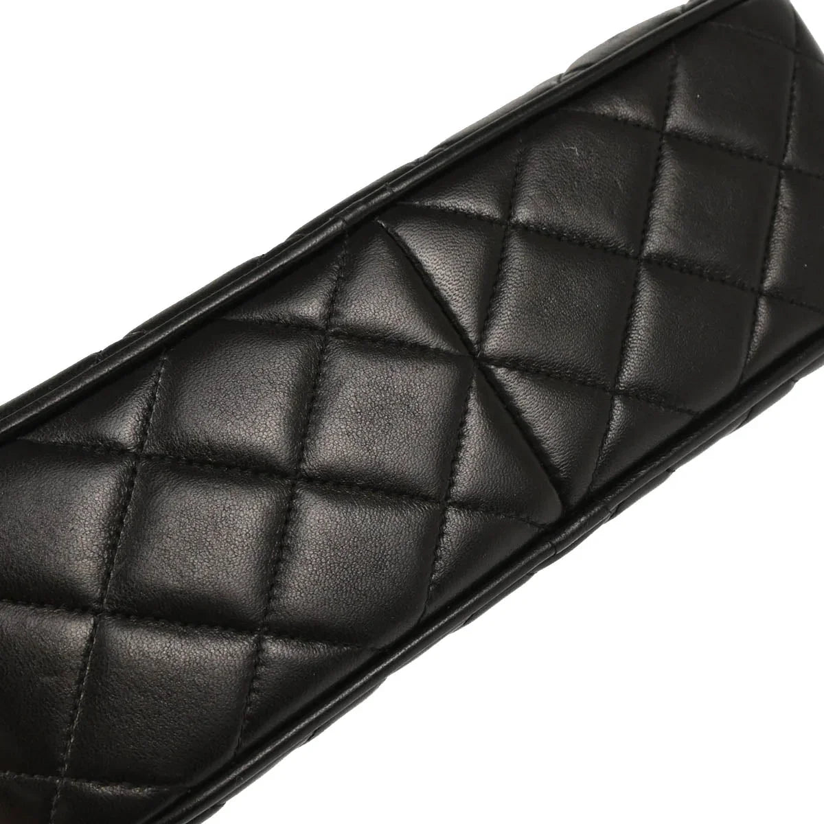 Chanel 1991-1994 Black Lambskin Camera Bag Small