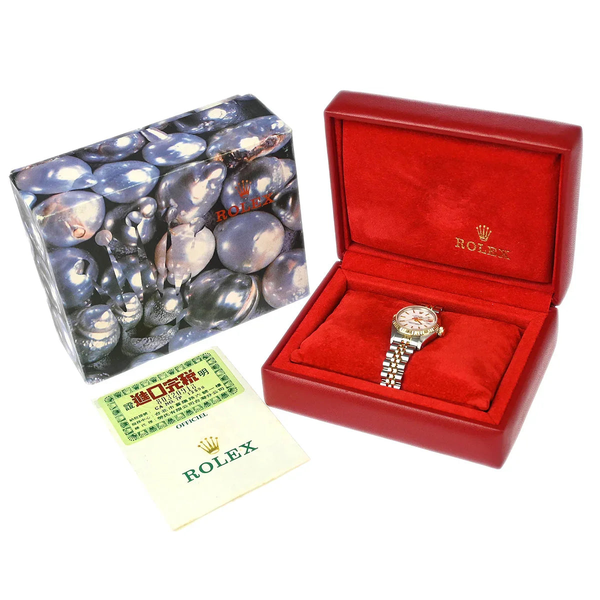 Rolex Oyster Perpetual Datejust 26mm Ref.69173 Watch 18KYG SS