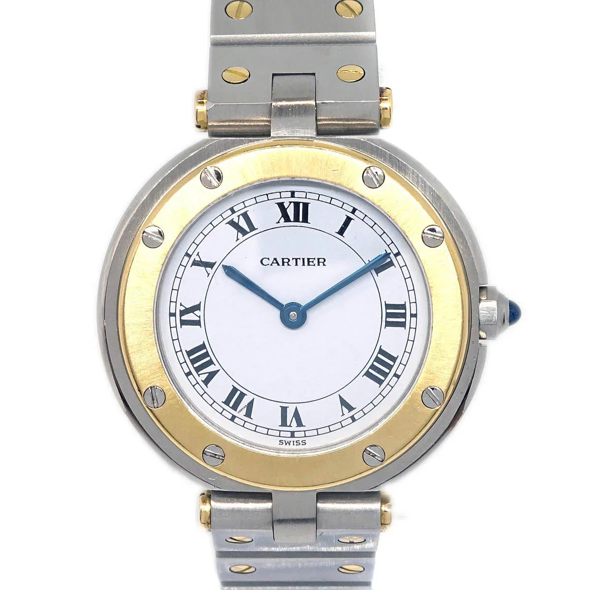 Cartier Santos Ronde SM Ref.84038288 Quartz Watch 18KYG SS
