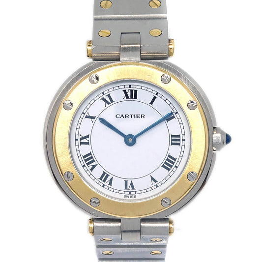 Cartier Santos Ronde SM Ref.84038288 Quartz Watch 18KYG SS